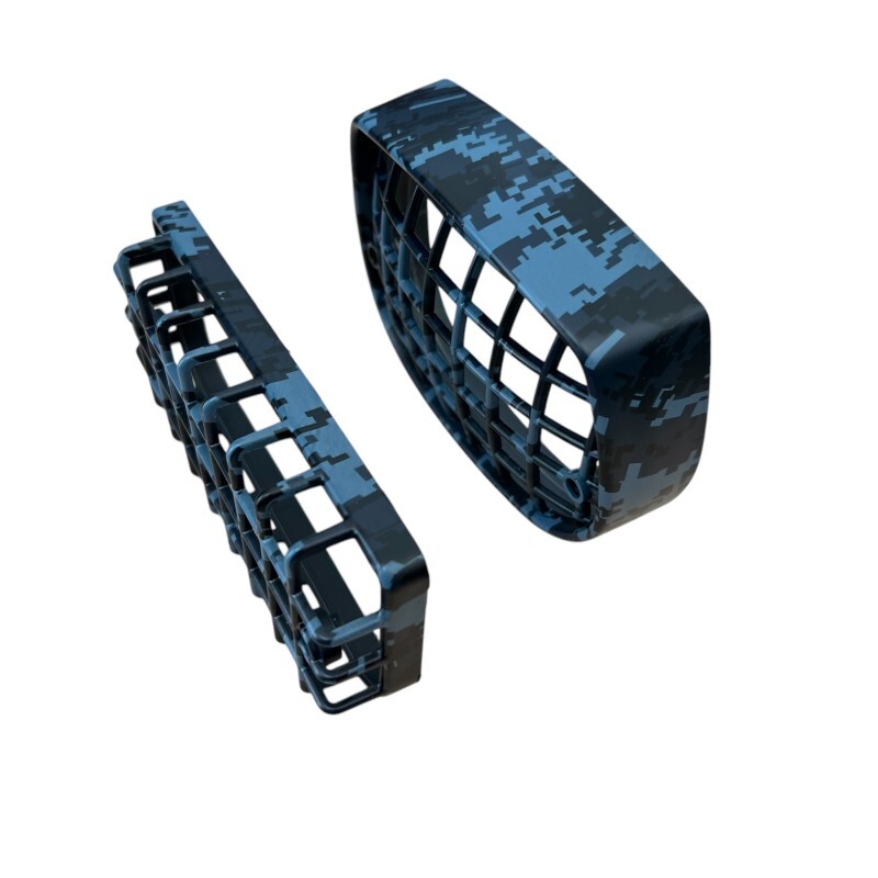 pixel-militare-azzurro-coppia-griglie-retine-modello-bombate-per-faro-fanale-anteriore-posteriore-piaggio-ciao-c7-px-p-pxv-pv